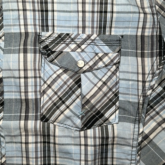 Various Artists Short Sleeve Peal Snap Button - 2XL - Picture 5 of 7
